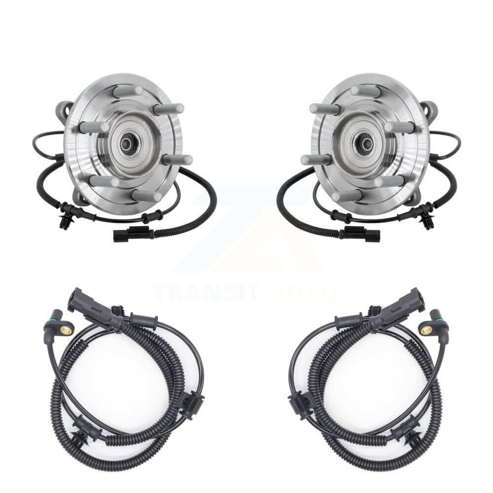 Front Wheel Hub Bearing And ABS Sensor Kit For 2019-2020 Ford F-150 Raptor with Harness K7S-103457