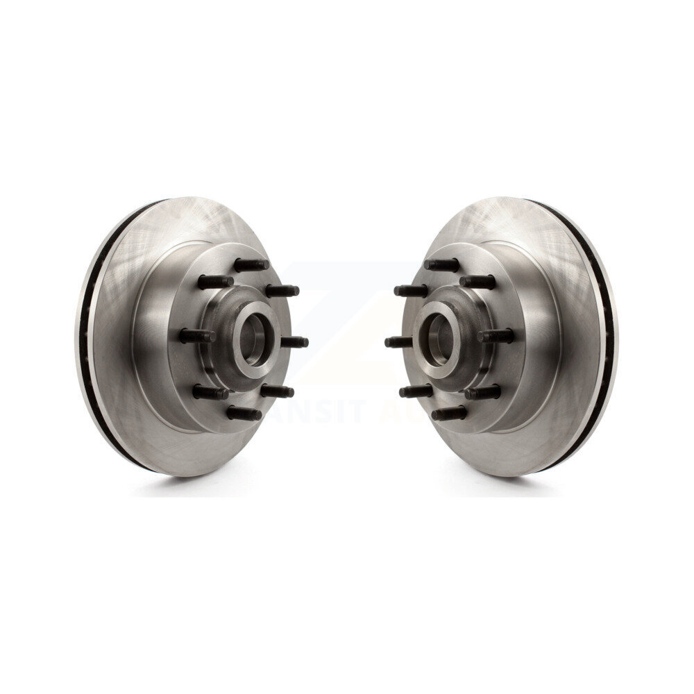 Front Disc Brake Rotors And Hub Assembly Pair For Dodge Ram 2500 3500 Van B3500 B2500 1500 K8-100051
