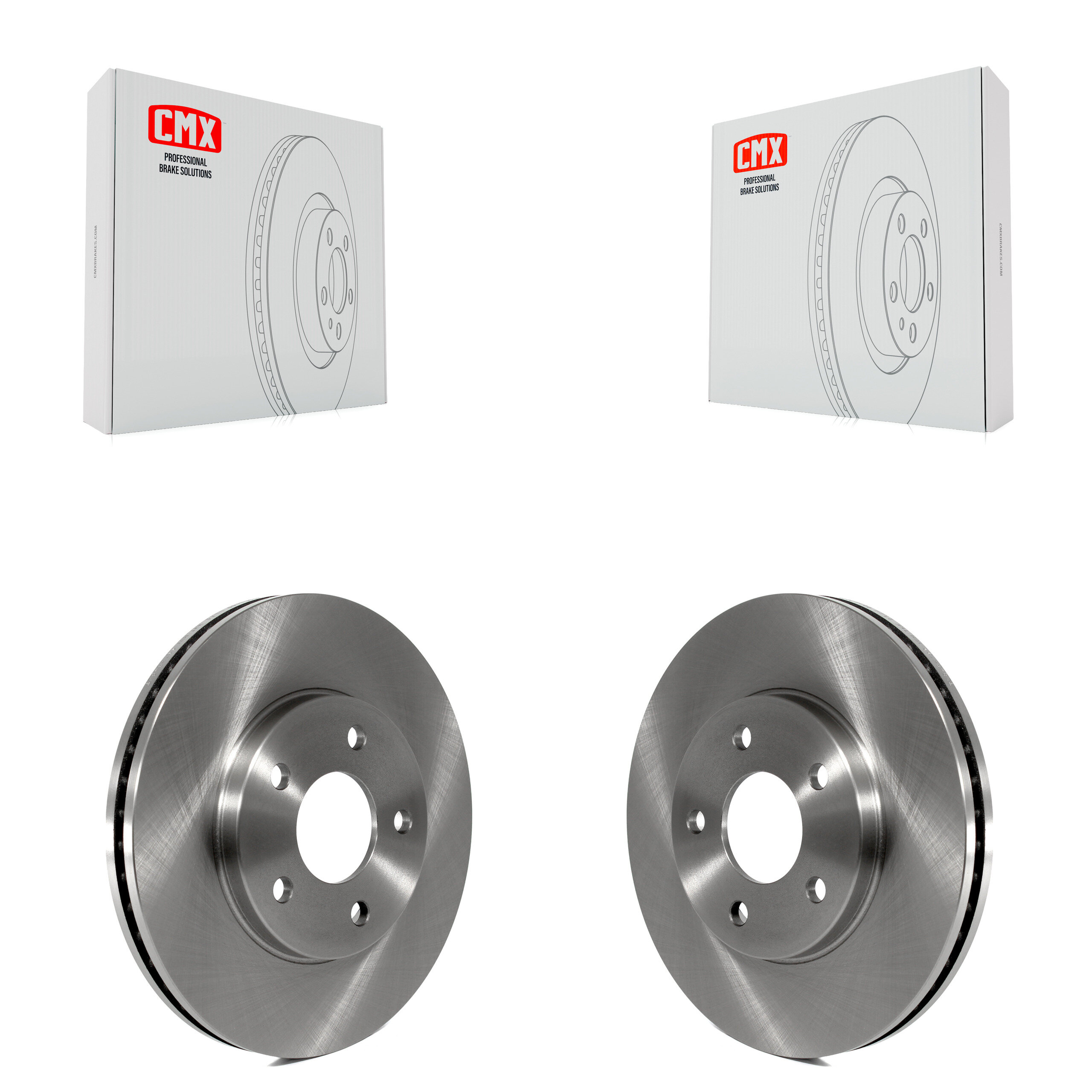 Front Disc Brake Rotors Pair For Chevrolet HHR K8-100095