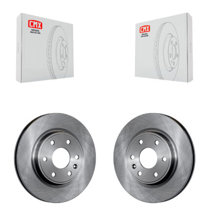 Front Disc Brake Rotor Pair For GMC Acadia Buick Enclave Chevrolet Traverse Saturn Outlook K8-100104