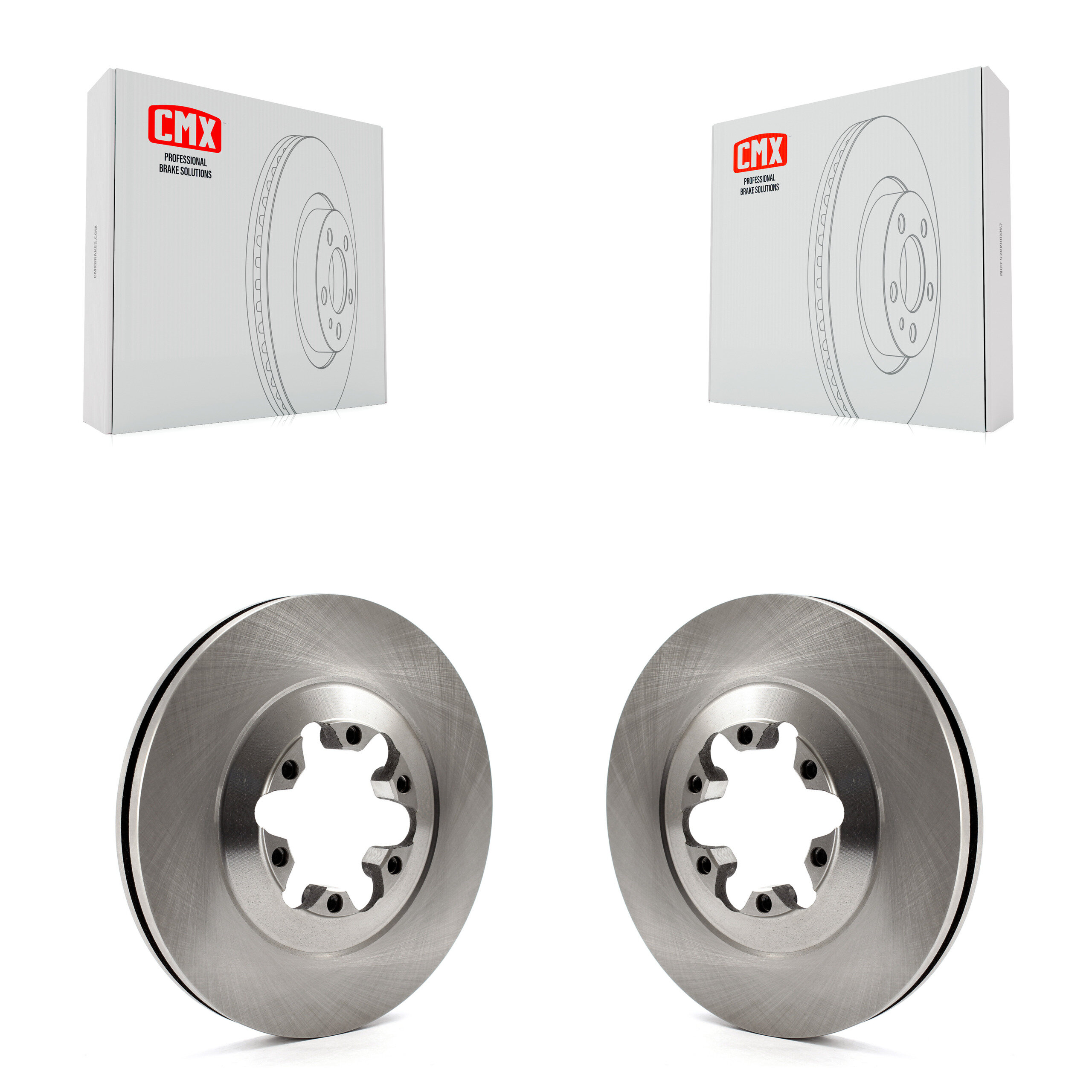 Front Disc Brake Rotors Pair For 2009-2012 Chevrolet Colorado GMC Canyon K8-100108