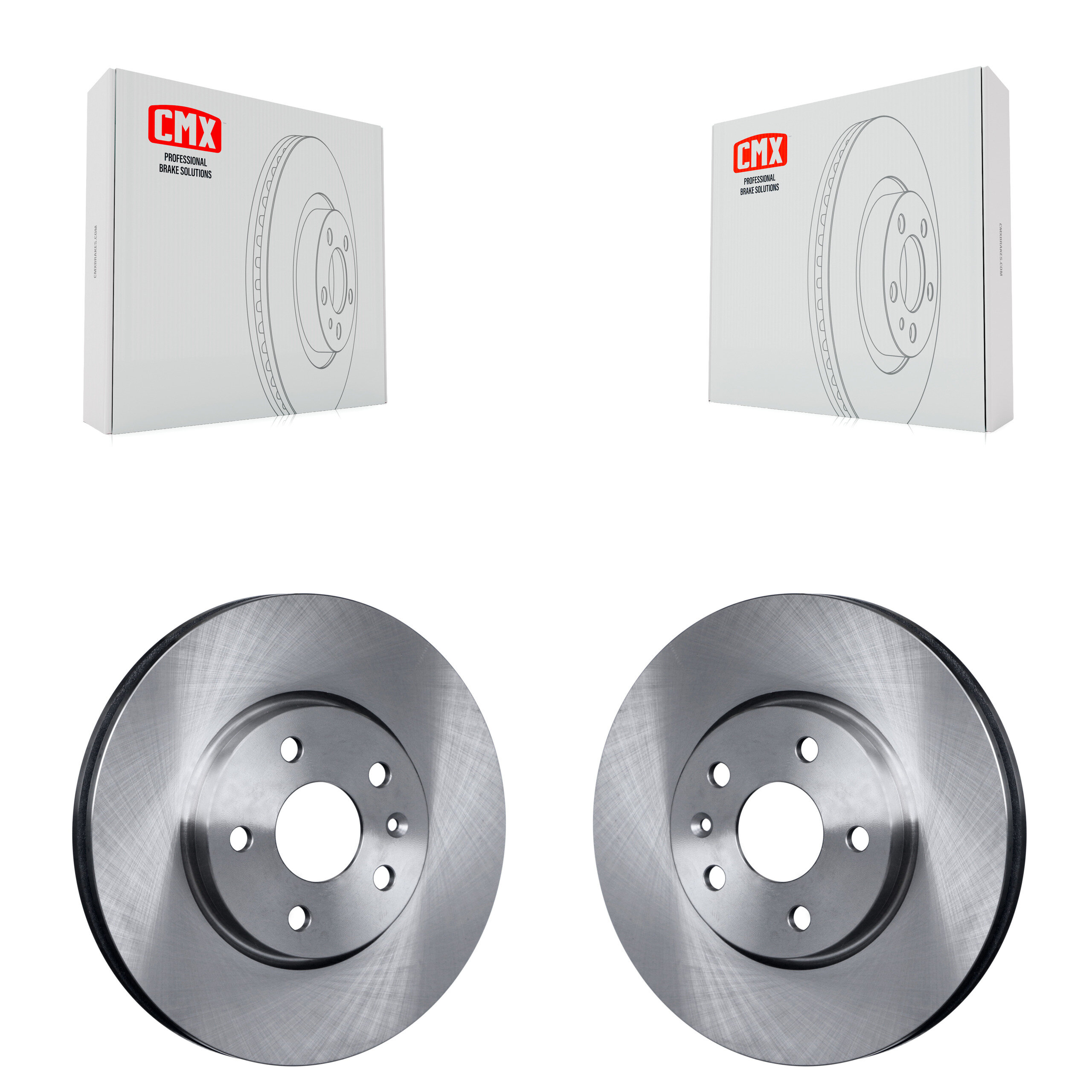 Front Brake Rotors Pair For Chevrolet Equinox GMC Terrain Buick Camaro Malibu Impala Regal K8-100112