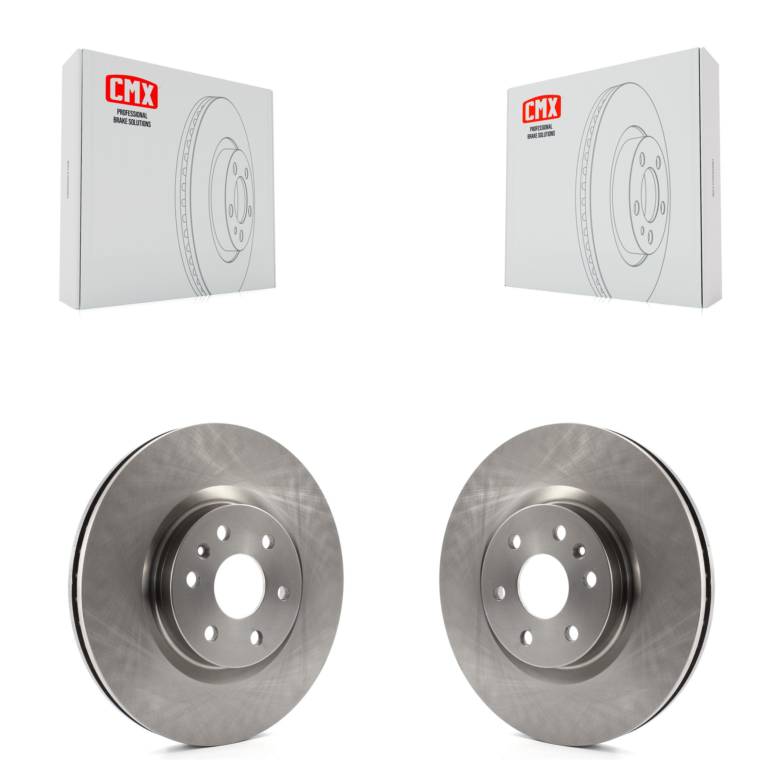 Front Disc Brake Rotors Pair For Cadillac SRX Saab 9-4X K8-100114