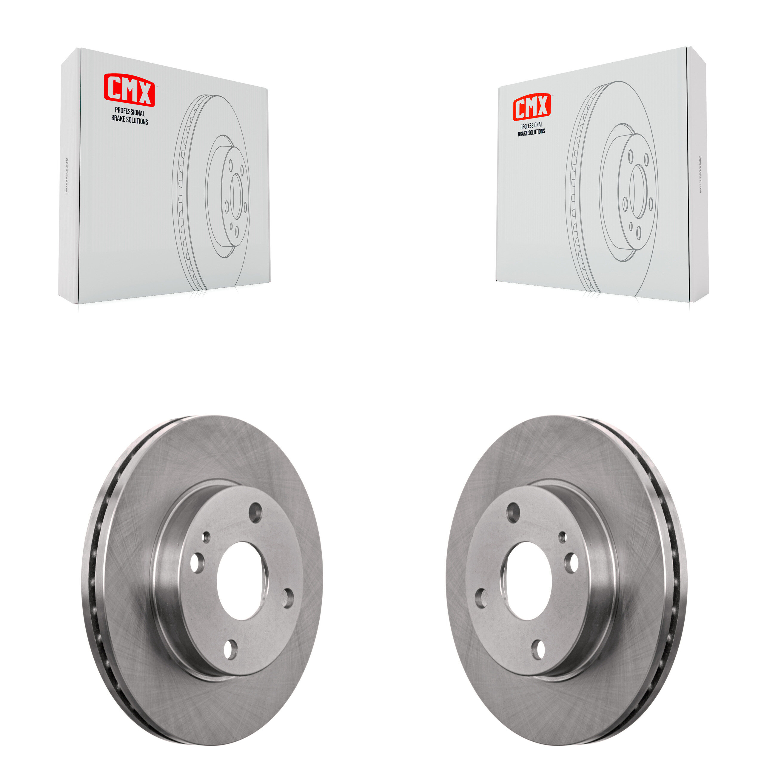 Front Brake Rotors Pair For Mazda Protege Ford Escort 323 Kia Rio Aspire Mercury Tracer K8-100131
