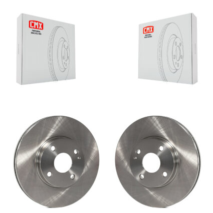 Front Disc Brake Rotors Pair For Ford Escort Mazda Protege MX-3 Mercury Tracer K8-100132