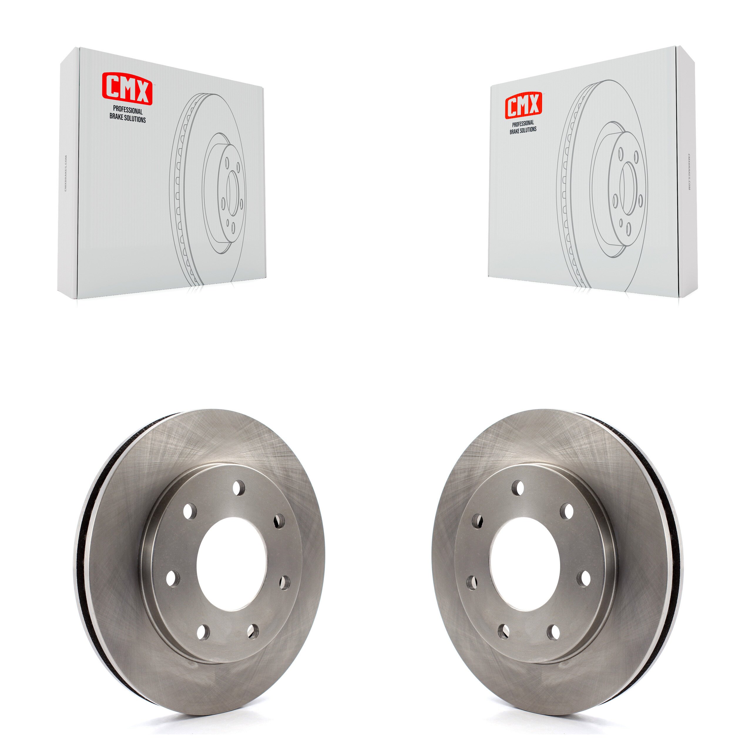 Front Disc Brake Rotors Pair For Ford F-150 F-250 HD Heritage 4WD K8-100144