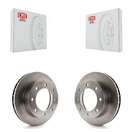 Front Disc Brake Rotors Pair For Ford F-250 Super Duty F-350 Excursion F-450 F-550 K8-100147