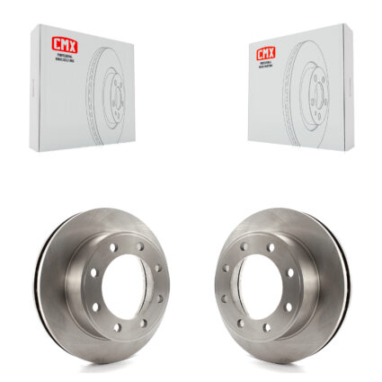 Front Disc Brake Rotors Pair For Ford F-350 Super Duty F-250 Excursion F-550 F-450 K8-100153