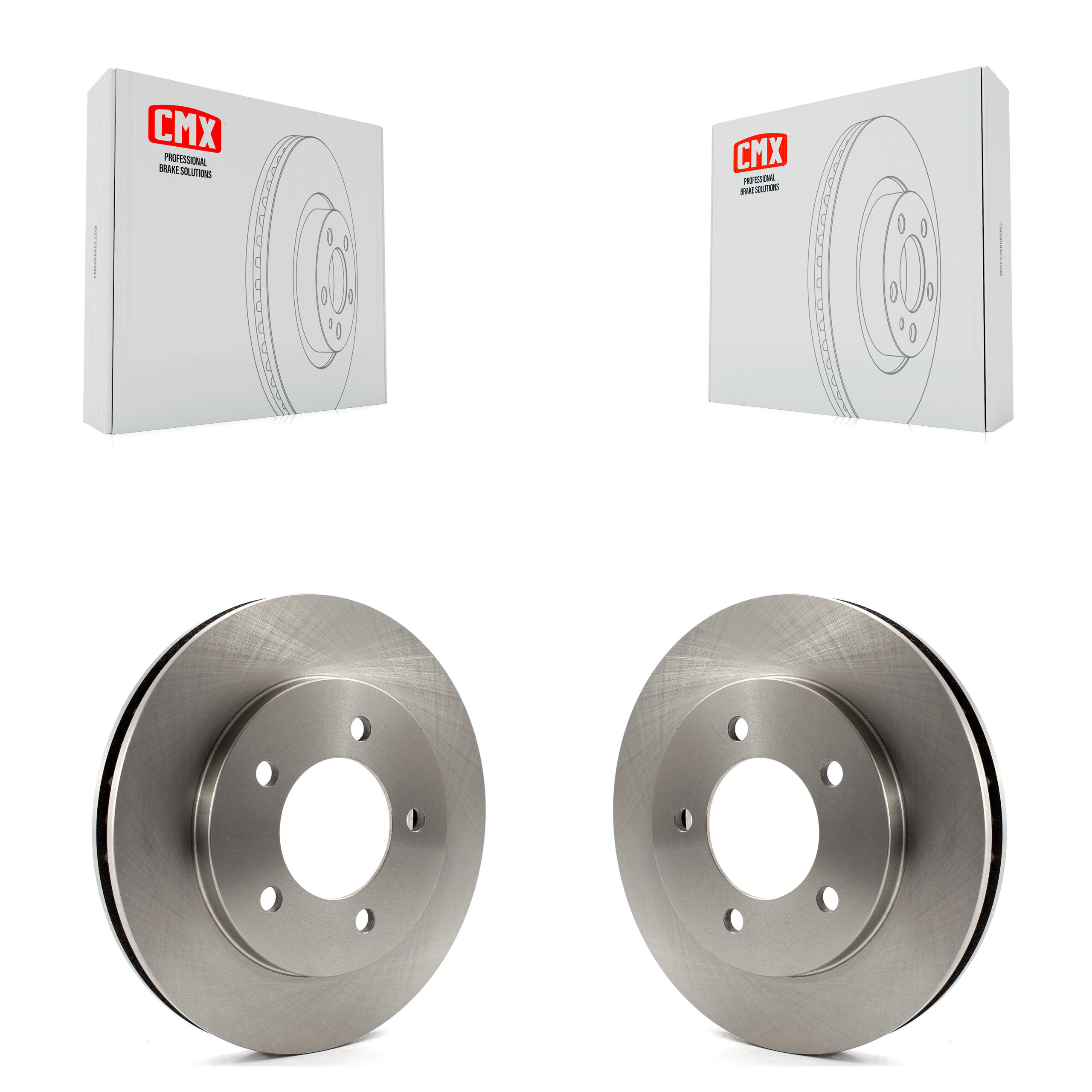 Front Disc Brake Rotors Pair For Ford Expedition Lincoln Navigator 4WD K8-100155
