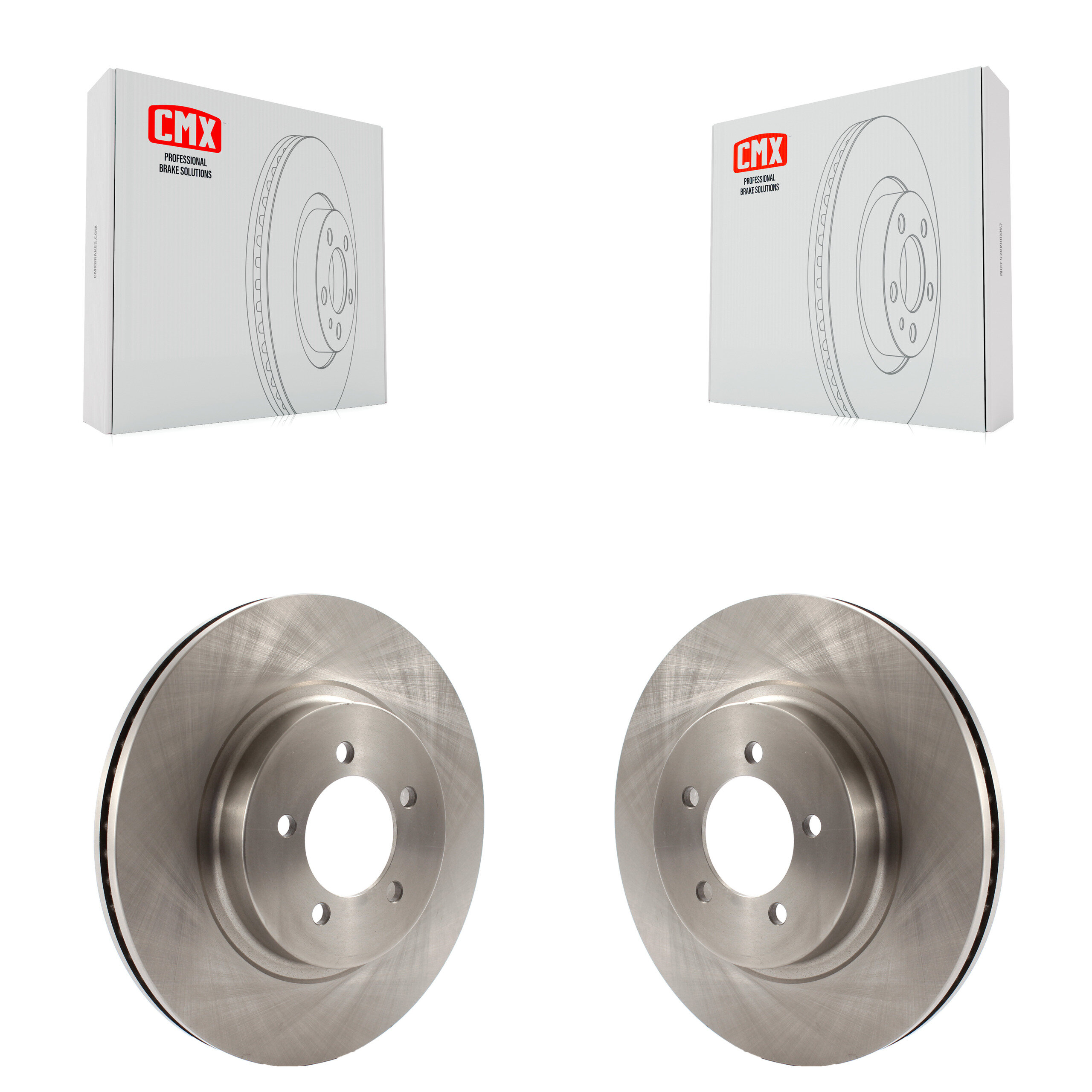 Front Disc Brake Rotors Pair For 2003-2005 Lincoln Aviator K8-100161