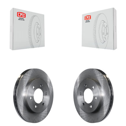 Front Disc Brake Rotors Pair For Ford F-150 Lincoln Mark LT With 6 Lug Wheels 4WD K8-100162