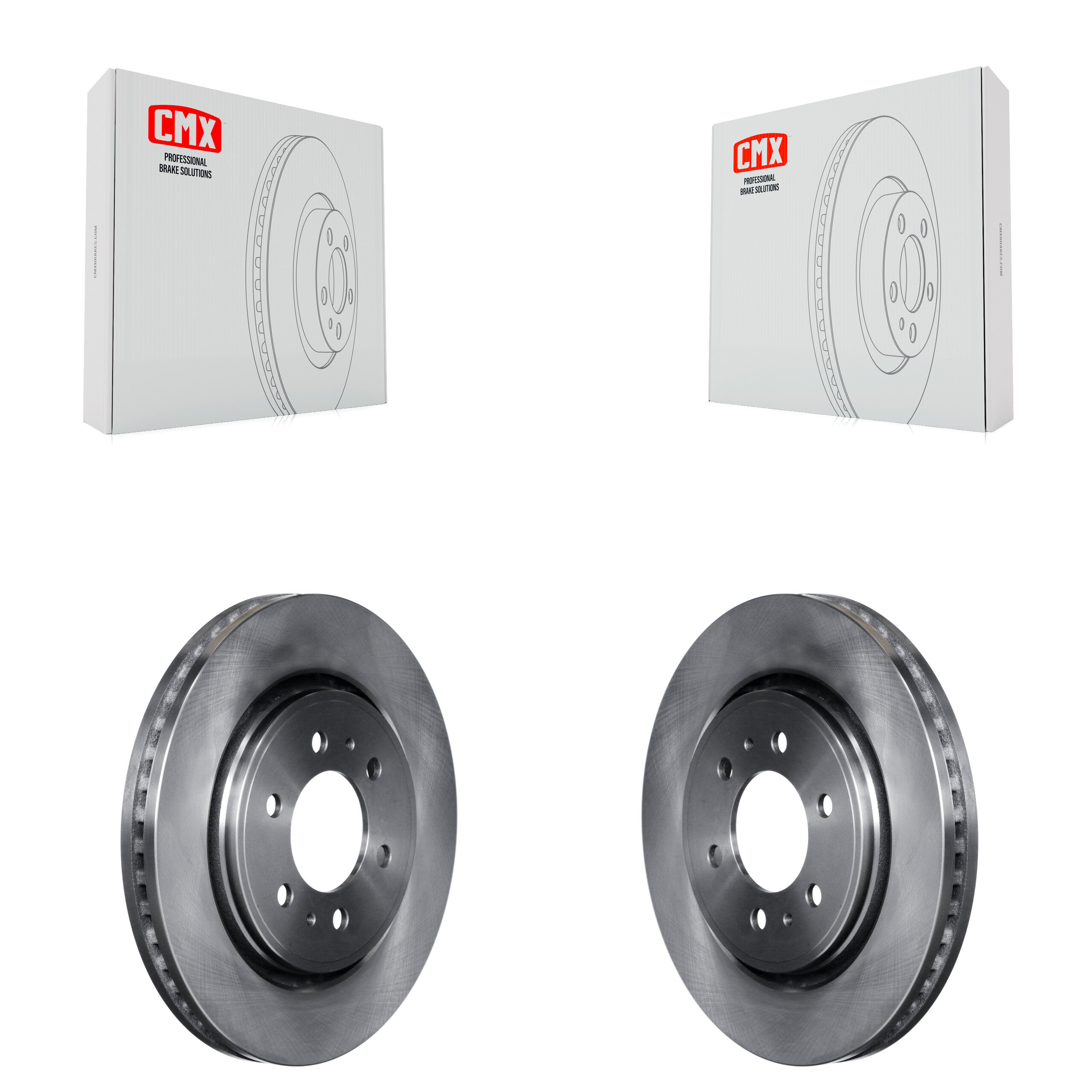 Front Disc Brake Rotors Pair For Ford F-150 Expedition Lincoln Navigator K8-100176