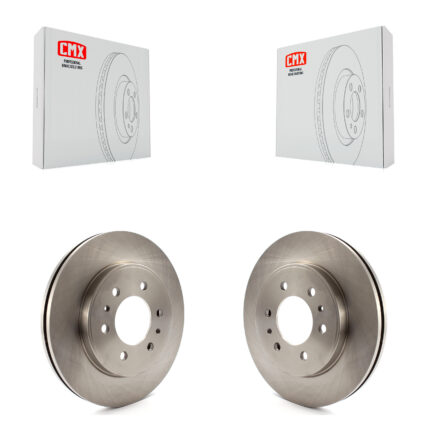 Front Disc Brake Rotors Pair For 2009 Ford F-150 With 6 Lug Wheels K8-100183