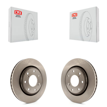 Front Disc Brake Rotors Pair For 2010-2014 Ford F-150 With 7 Lug Wheels K8-100186