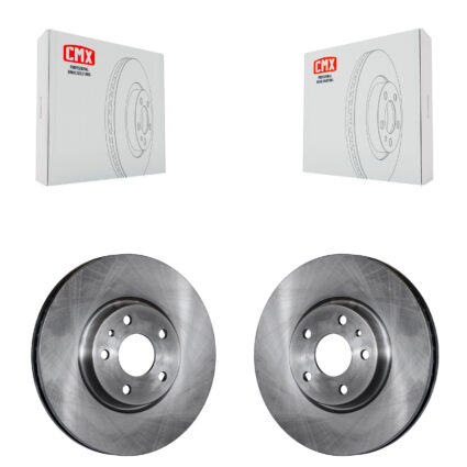Front Disc Brake Rotors Pair For Ford Fusion Lincoln MKZ K8-100191
