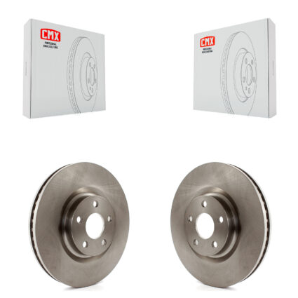Front Disc Brake Rotors Pair For Ford Edge Lincoln Continental Police Responder Hybrid SSV K8-100196