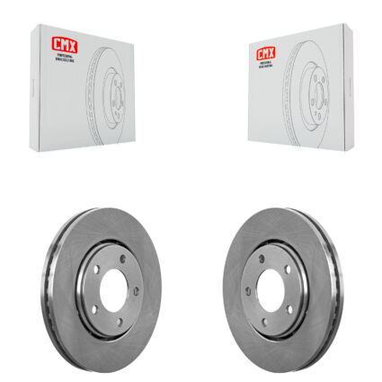 Front Disc Brake Rotors Pair For Dodge Caravan Grand Chrysler Town & Country Voyager K8-100221