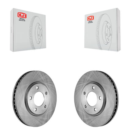 Front Disc Brake Rotors Pair For Dodge Grand Caravan Chrysler Town & Country Voyager K8-100222