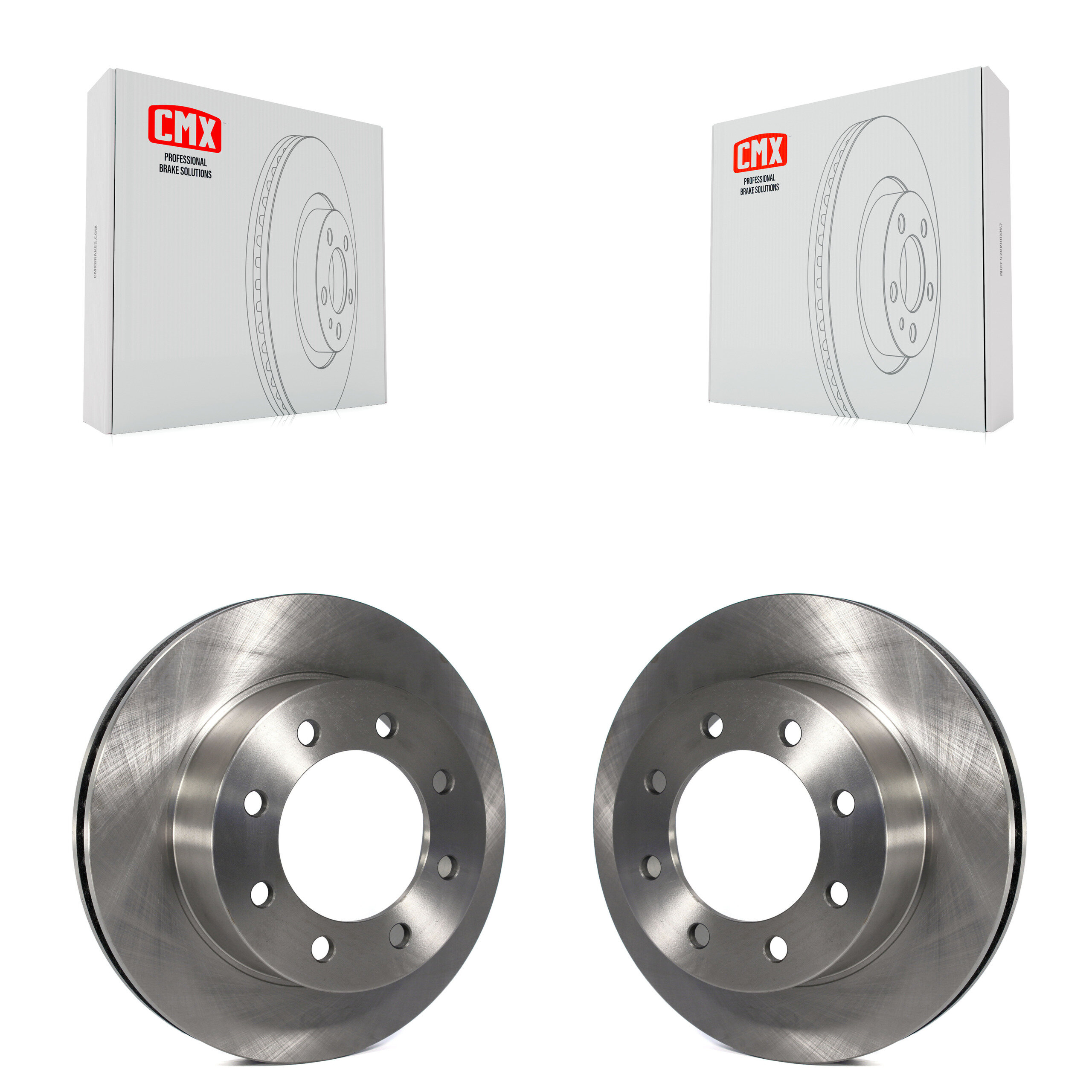 Front Disc Brake Rotors Pair For Dodge Ram 1500 3500 2500 K8-100226