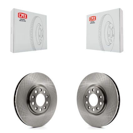 Front Disc Brake Rotors Pair For Jeep Compass Chrysler 200 Dodge Dart Renegade Fiat 500X K8-100251