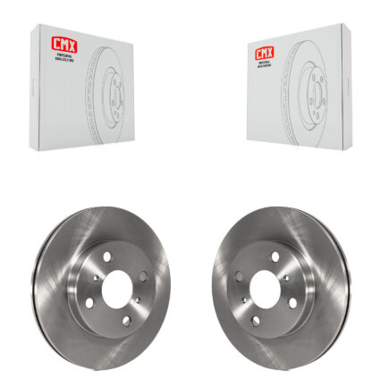 Front Disc Brake Rotors Pair For Toyota Tercel Paseo K8-100272