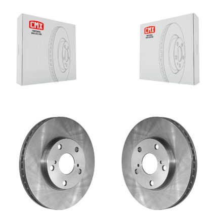 Front Disc Brake Rotors Pair For Toyota Camry Sienna Solara Avalon Lexus ES300 K8-100273