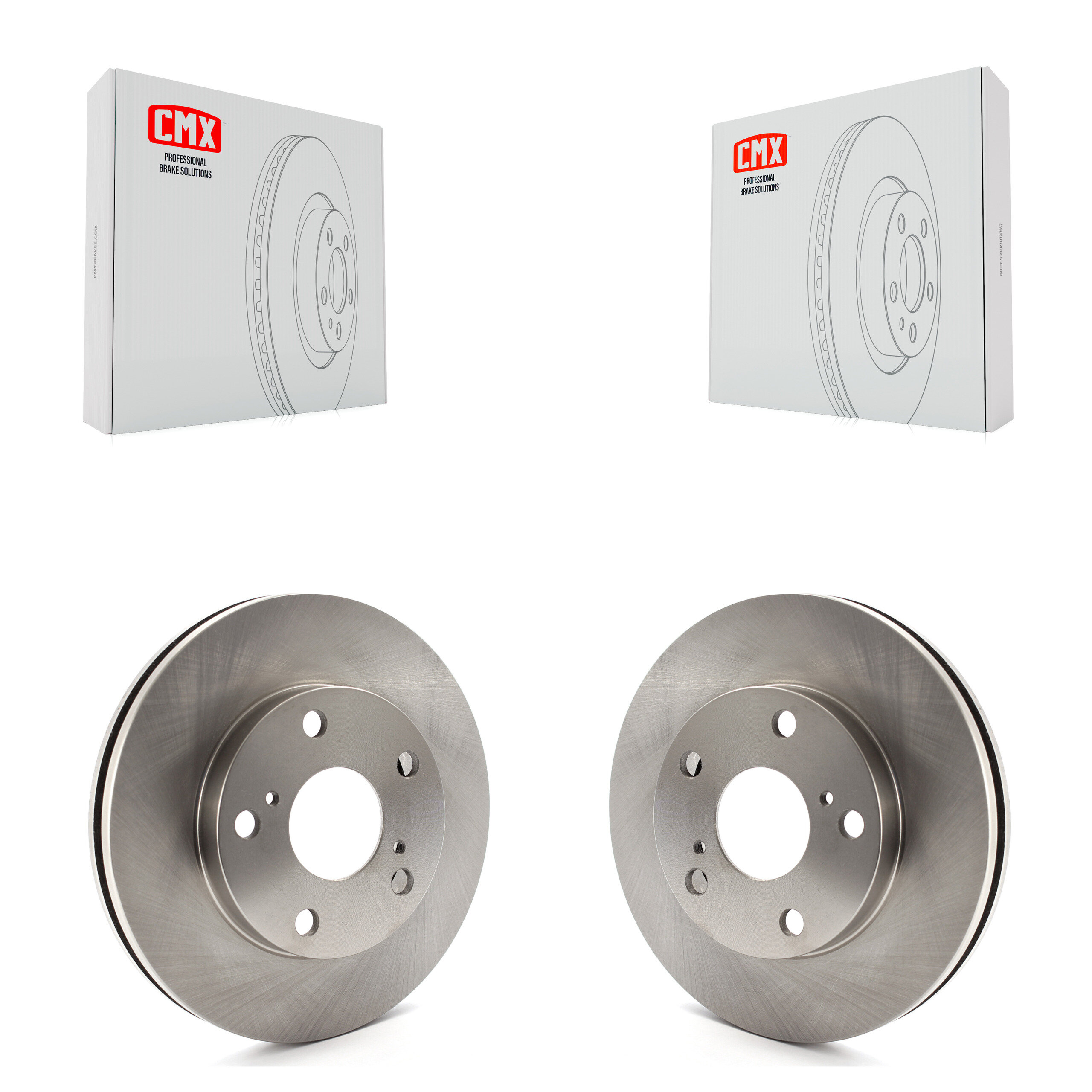 Front Disc Brake Rotors Pair For Toyota Camry 2.2L K8-100274