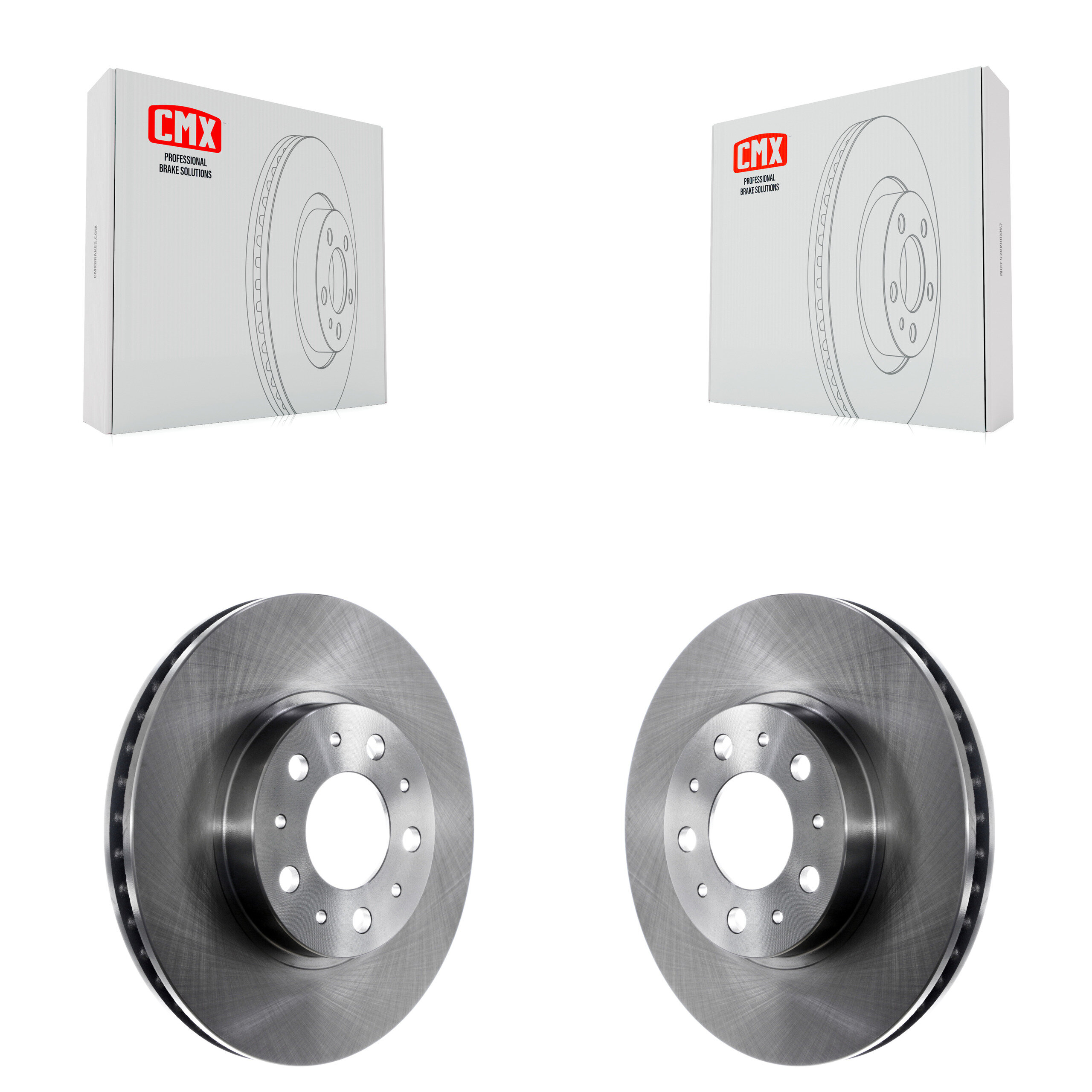 Front Disc Brake Rotors Pair For Volvo S70 850 V70 C70 960 S90 V90 K8-100284