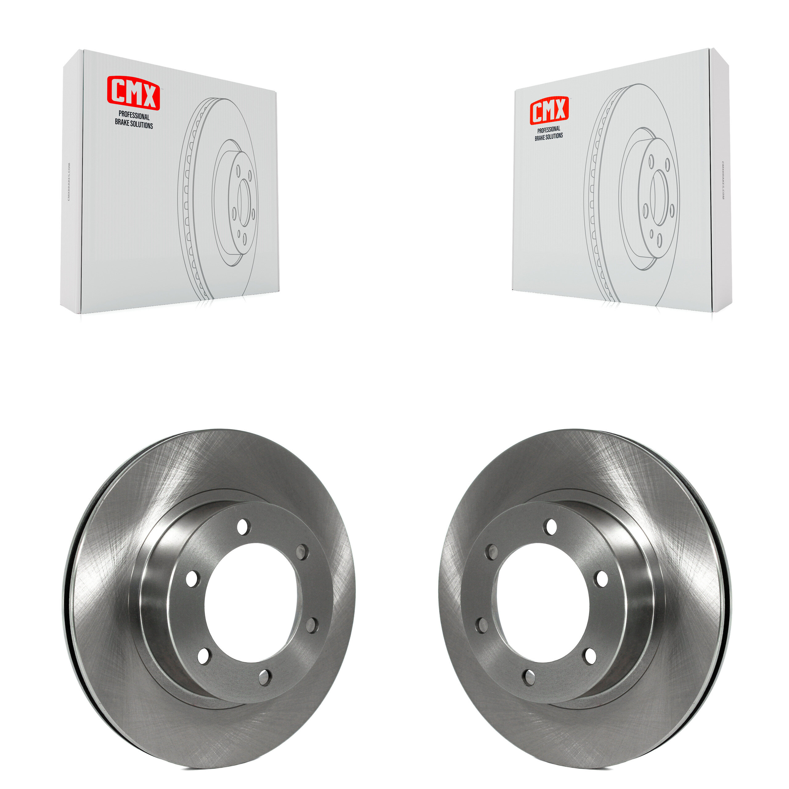 Front Disc Brake Rotors Pair For Toyota 4Runner Tacoma K8-100291