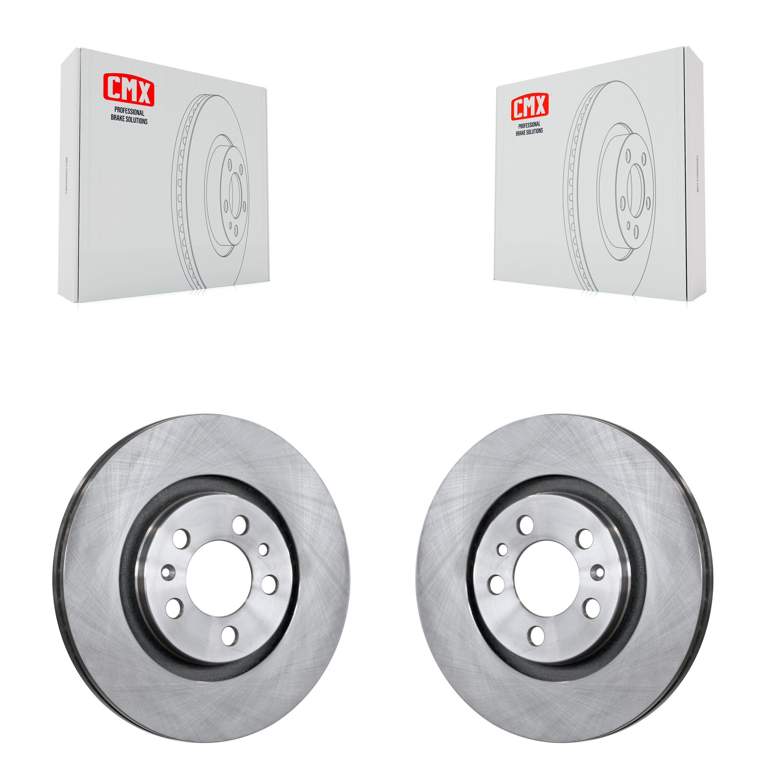 Front Disc Brake Rotors Pair For Volkswagen Jetta Golf Beetle City K8-100302