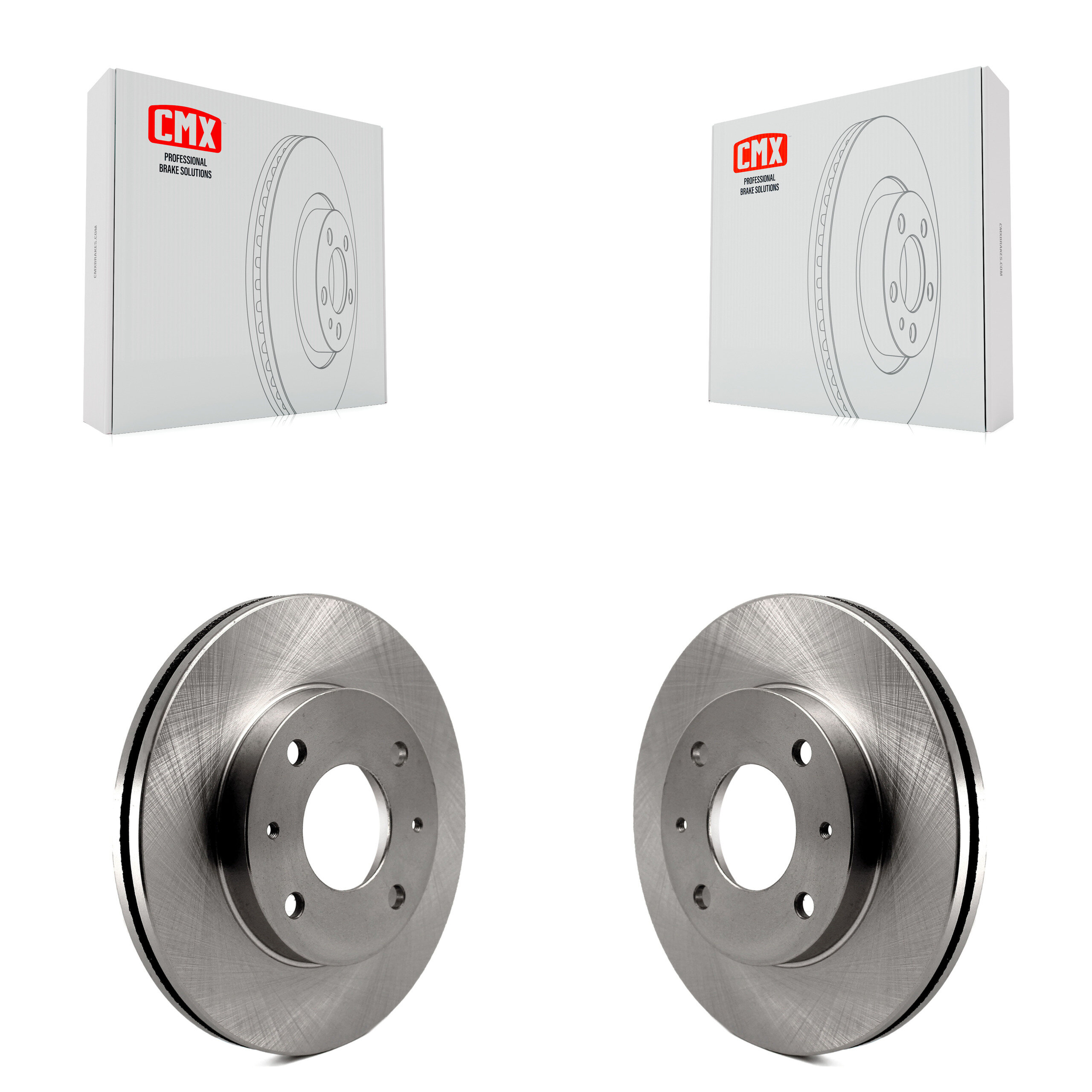 Front Disc Brake Rotors Pair For Hyundai Tiburon Elantra Sonata K8-100323