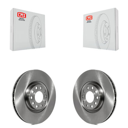 Front Disc Brake Rotors Pair For Audi A4 Quattro Allroad A6 S4 S6 K8-100329