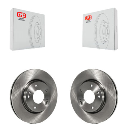Front Disc Brake Rotor Pair For 2001-2006 Hyundai Santa Fe With 276mm Diameter K8-100345