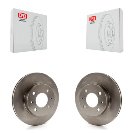 Front Disc Brake Rotors Pair For Hyundai Accent K8-100361