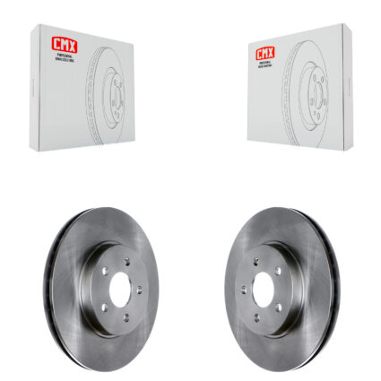 Front Disc Brake Rotors Pair For 2002-2008 Jaguar X-Type K8-100372