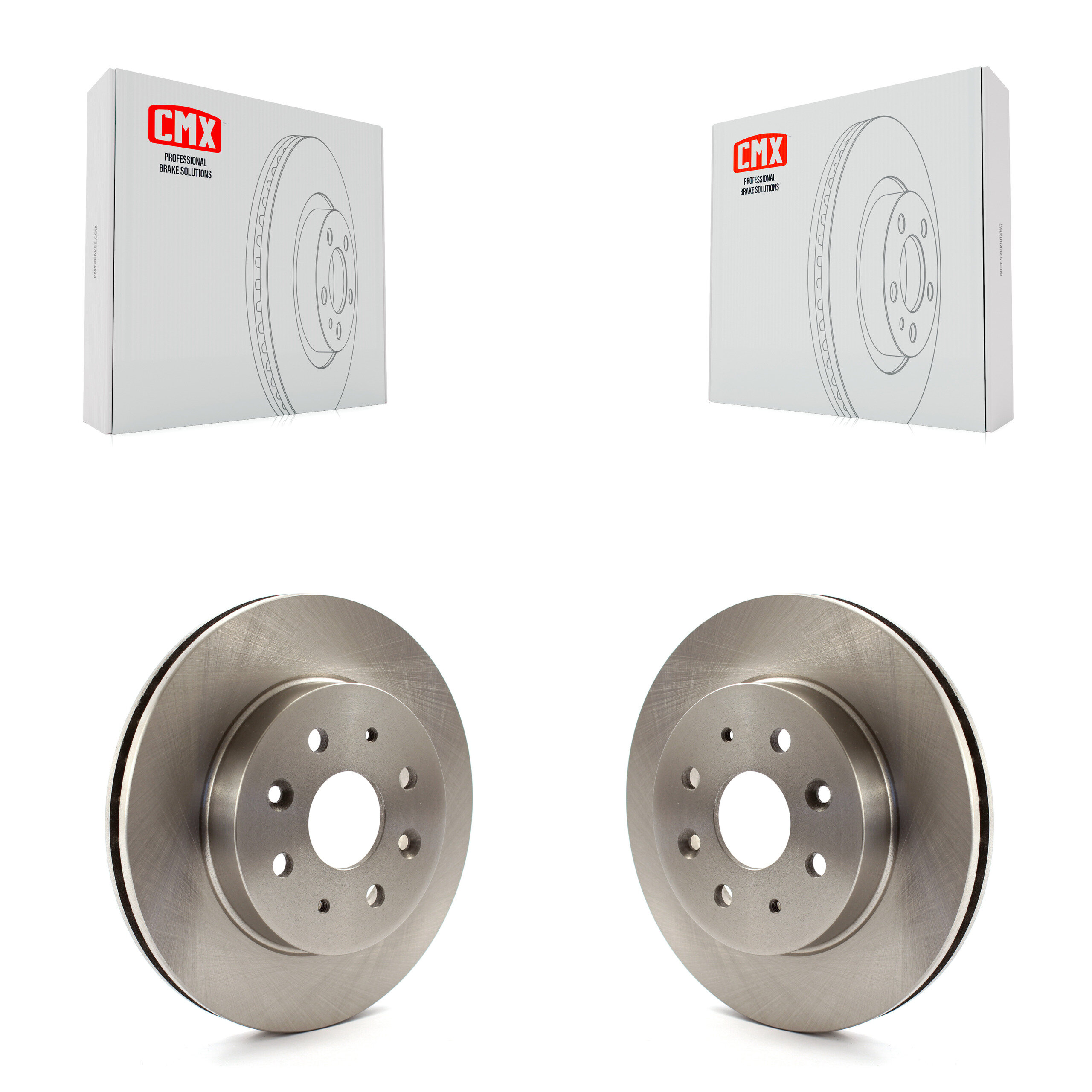 Front Disc Brake Rotors Pair For 2003-2005 Kia Rio K8-100373