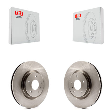 Front Disc Brake Rotors Pair For Nissan 350Z INFINITI G35 With Brembo Brakes K8-100374