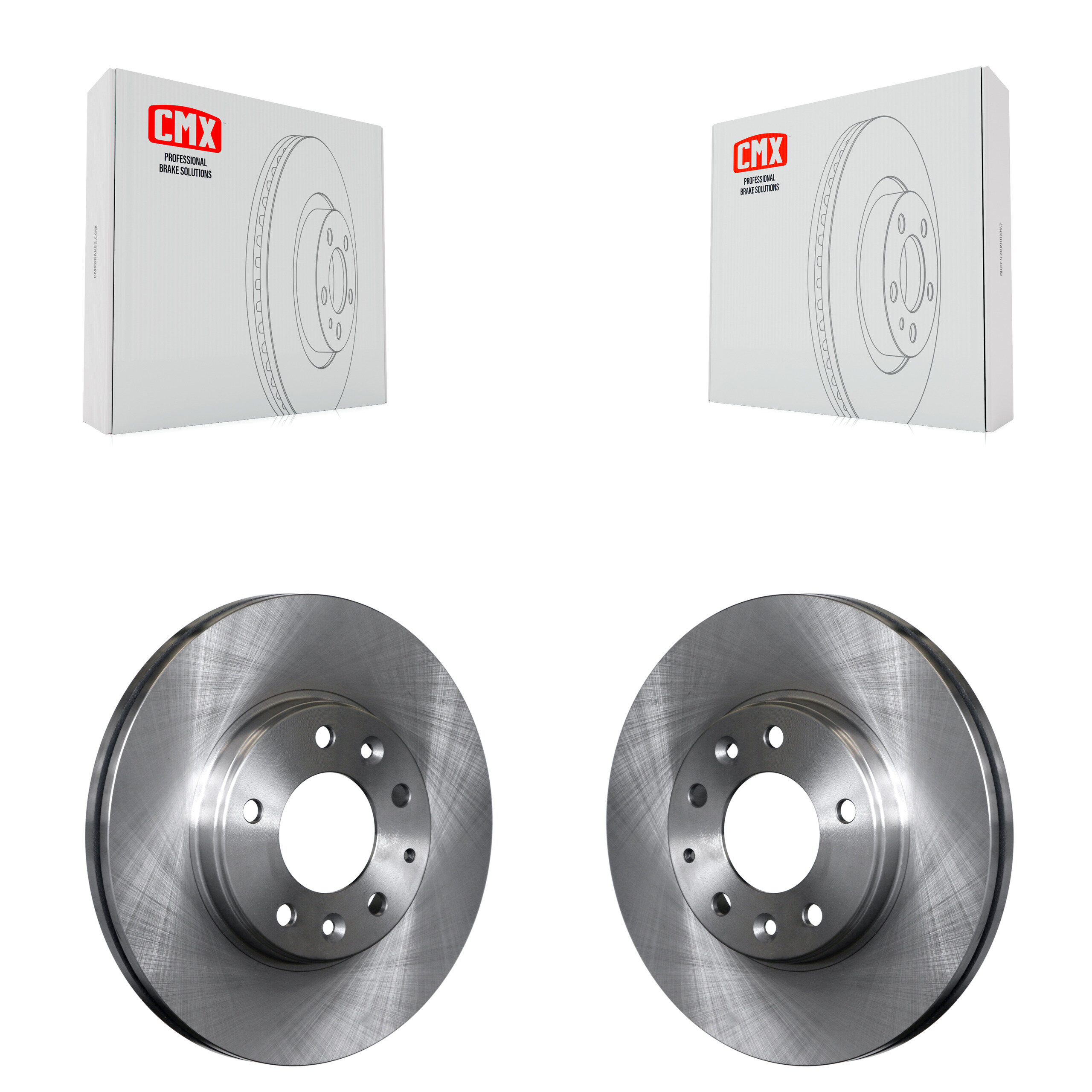 Front Disc Brake Rotors Pair For 2003-2005 Mazda 6 K8-100380