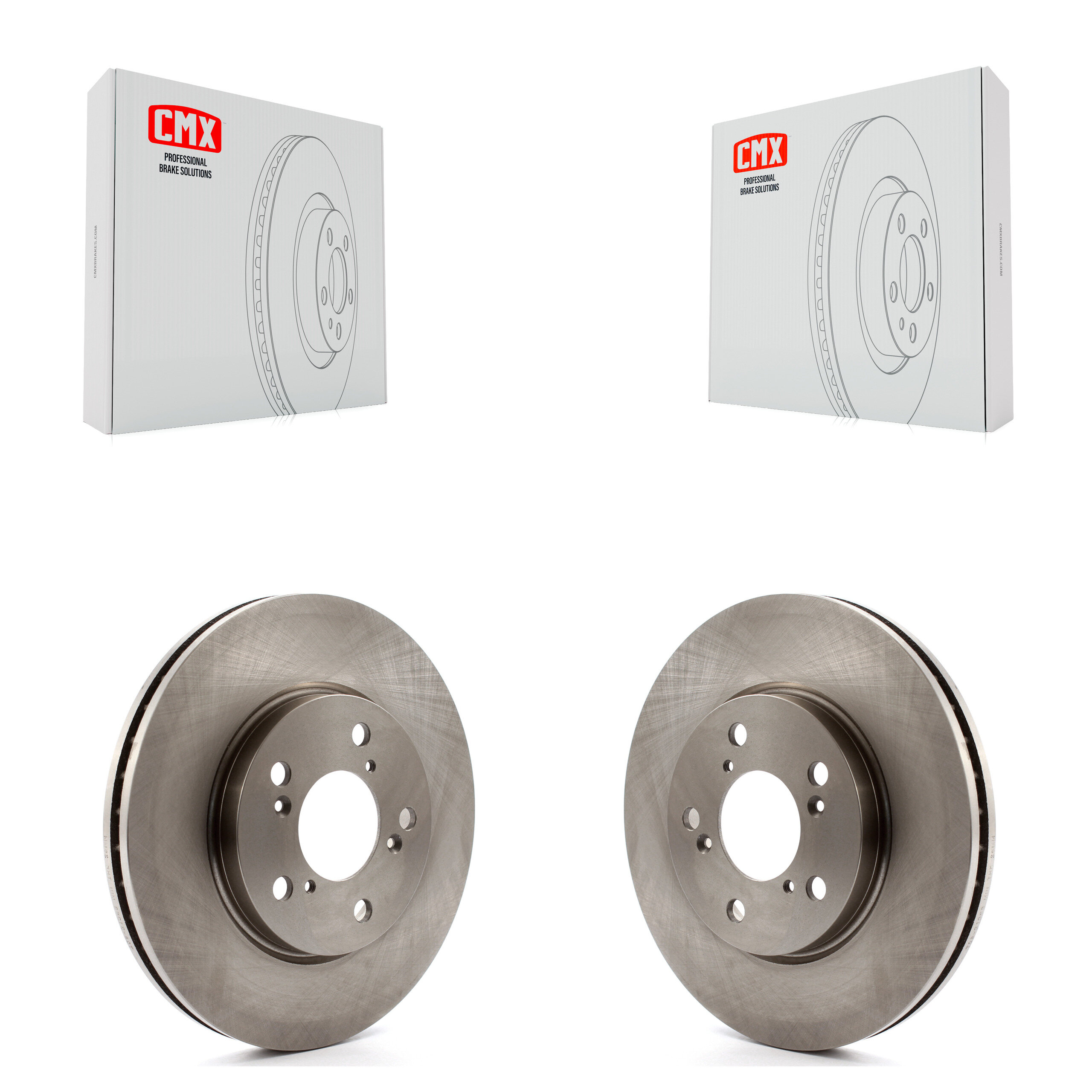 Front Disc Brake Rotors Pair For 2005-2010 Honda Odyssey K8-100381