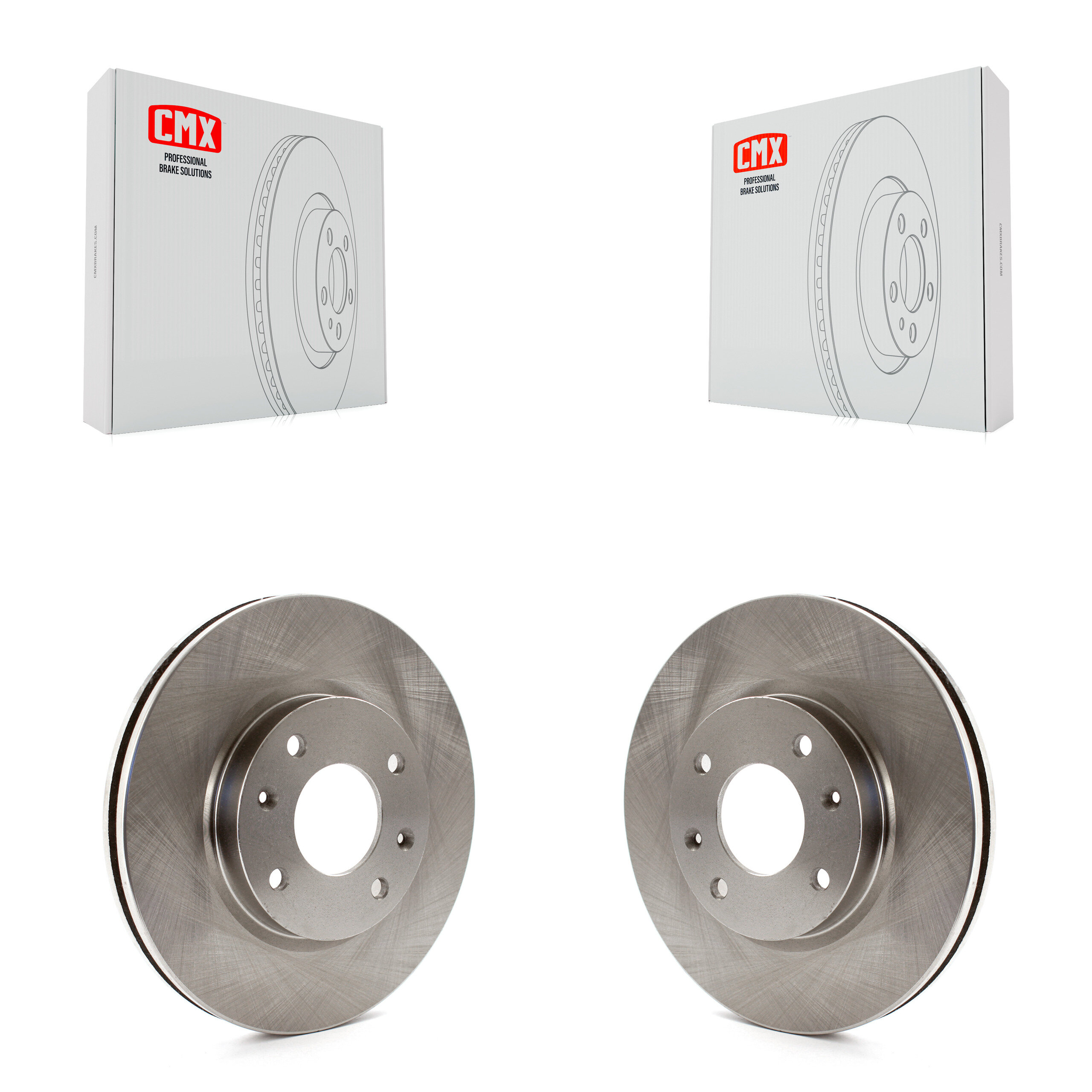 Front Disc Brake Rotors Pair For Hyundai Sonata Kia Optima Magentis K8-100391