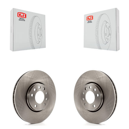 Front Disc Brake Rotors Pair For Saab 9-3 9-3X With 302mm Diameter Rotor K8-100393