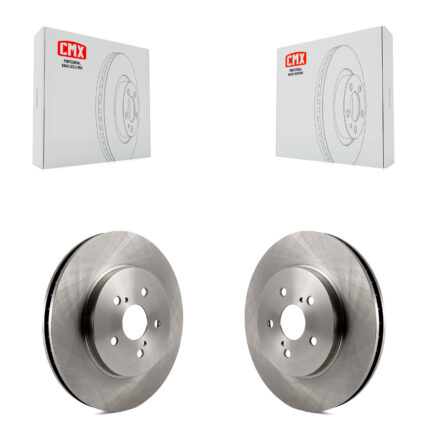 Front Disc Brake Rotors Pair For Lexus RX350 RX330 Toyota Highlander RX400h K8-100396