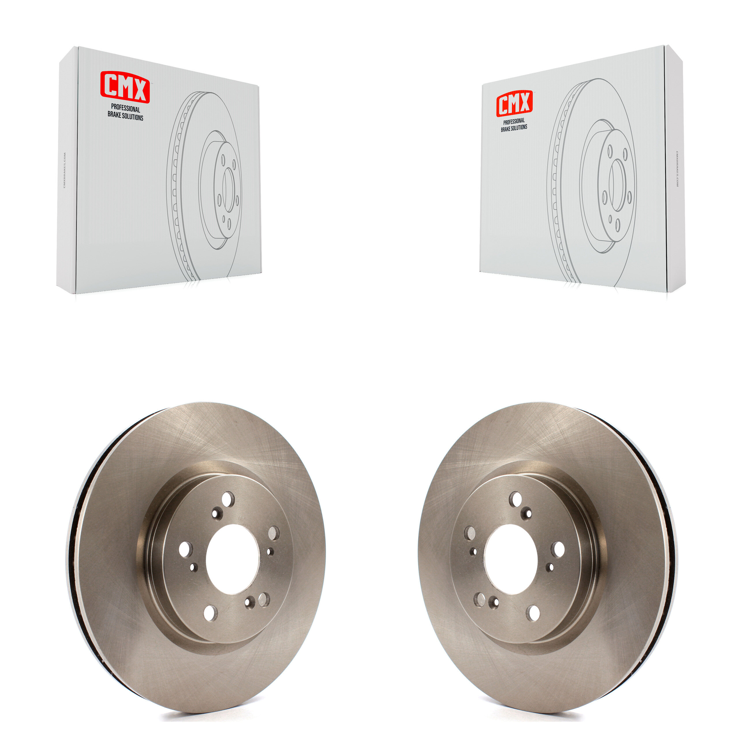Front Disc Brake Rotors Pair For 2005-2012 Acura RL K8-100397