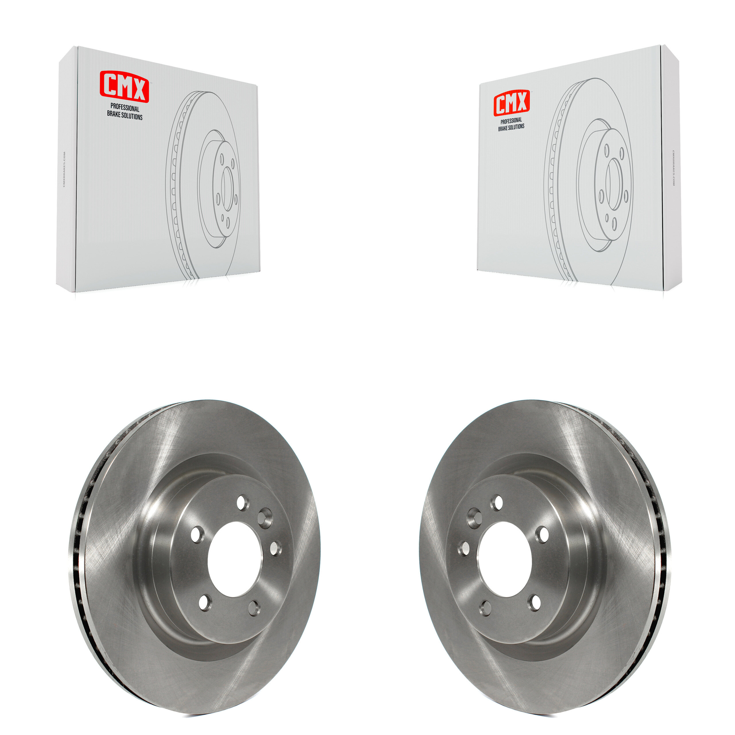 Front Disc Brake Rotors Pair For Land Rover LR3 Range Sport K8-100398