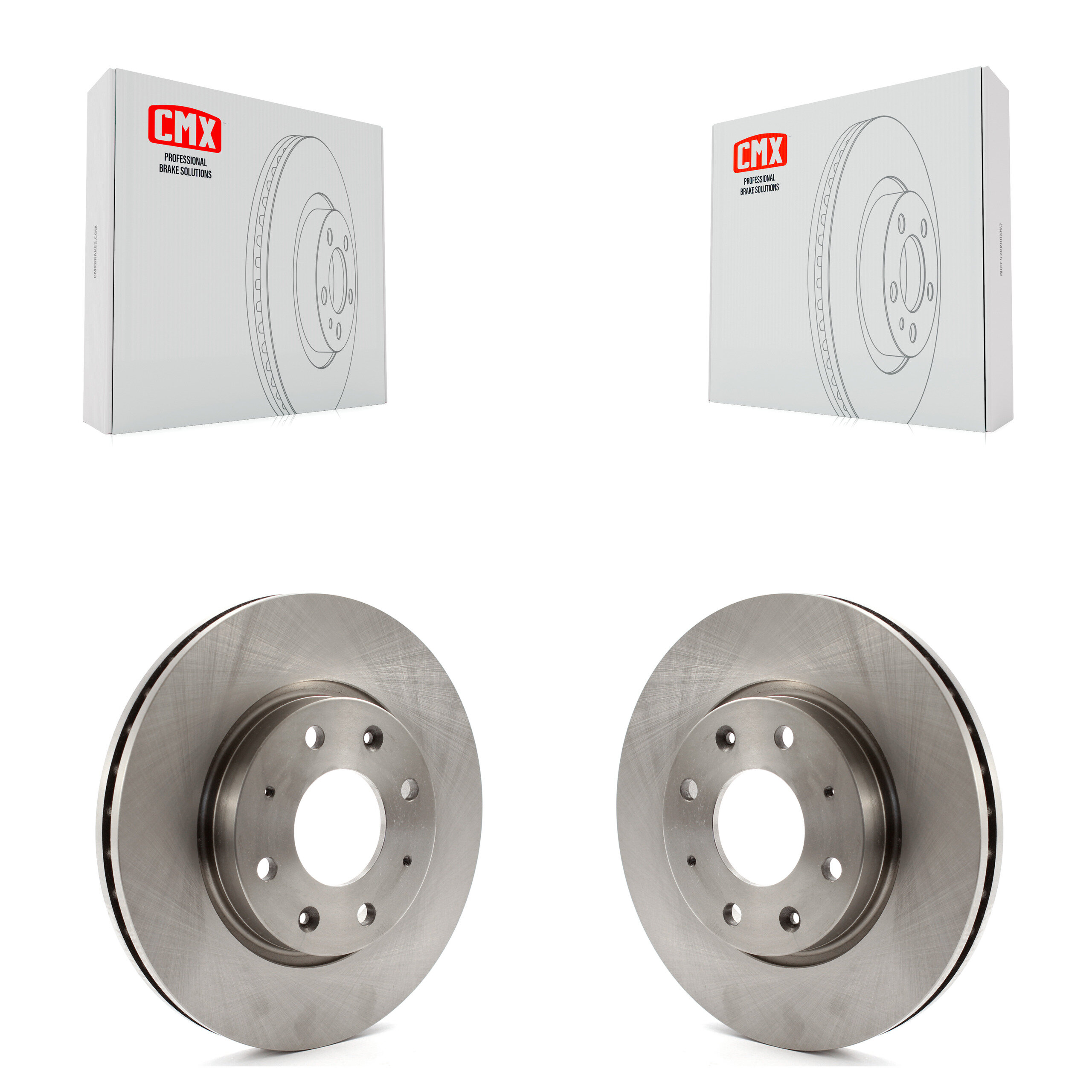 Front Disc Brake Rotors Pair For Kia Spectra Spectra5 K8-100408