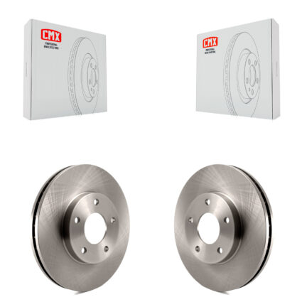 Front Disc Brake Rotors Pair For 2004-2006 Nissan X-Trail K8-100409