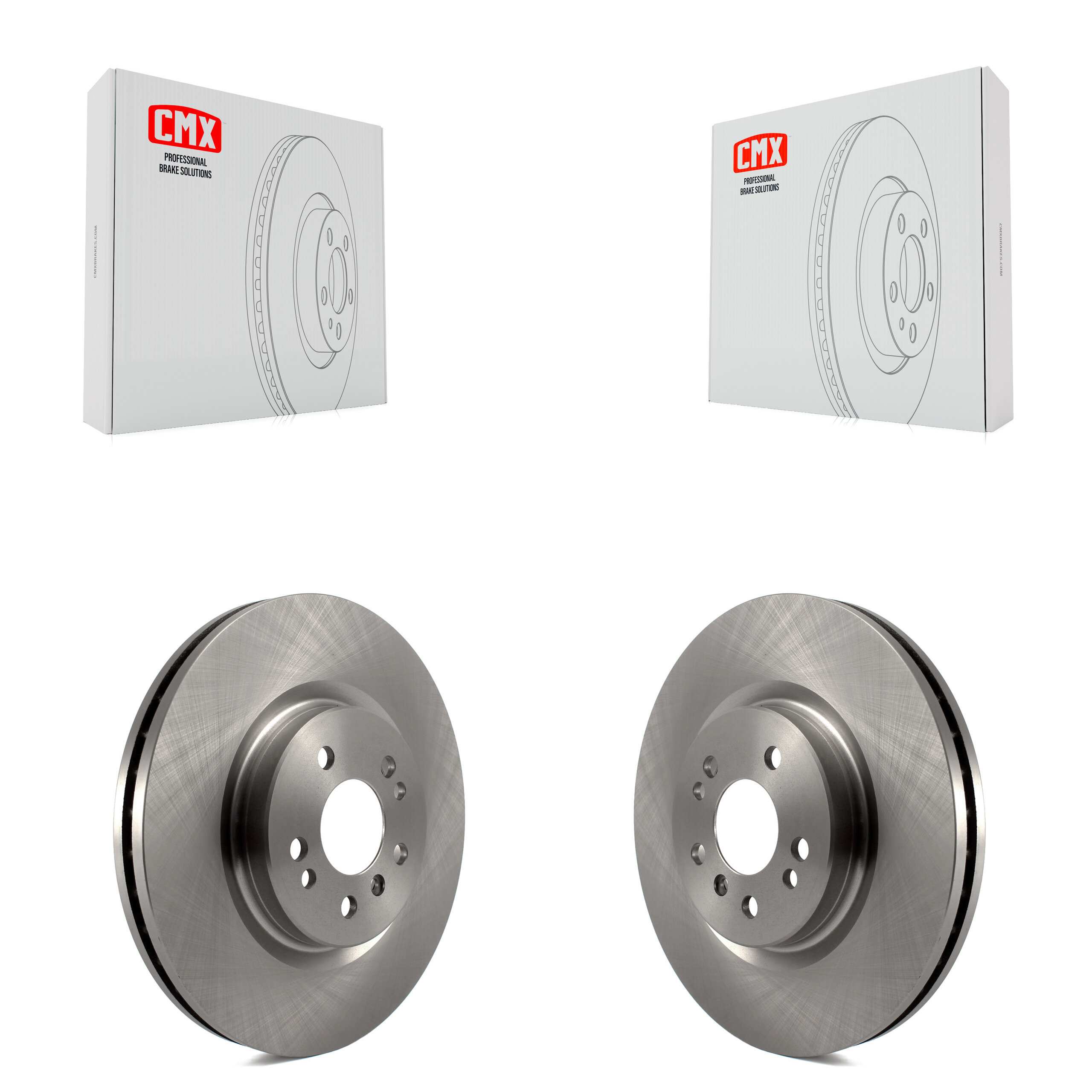 Front Disc Brake Rotors Pair For Mercedes-Benz ML350 ML320 R350 ML500 R320 R500 ML450 K8-100415