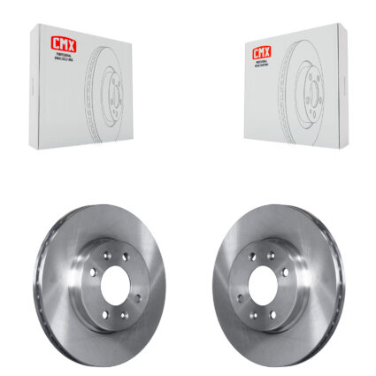 Front Disc Brake Rotors Pair For Hyundai Accent Kia Rio Rio5 K8-100416