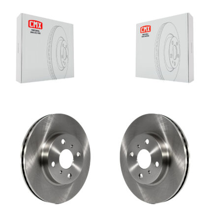 Front Disc Brake Rotors Pair For Toyota Yaris Prius C Scion iQ K8-100427