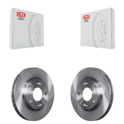 Front Disc Brake Rotors Pair For Hyundai Elantra K8-100433
